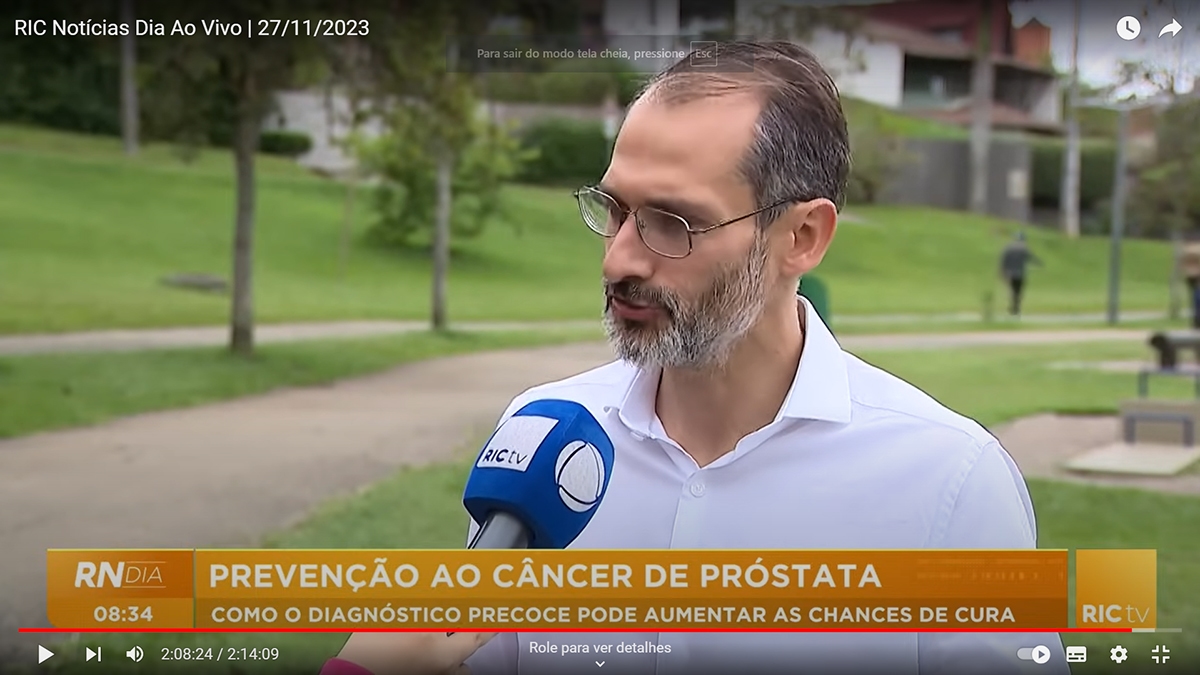TV Record entrevista Antonio Brunetto Neto - Cancer de Prostata
